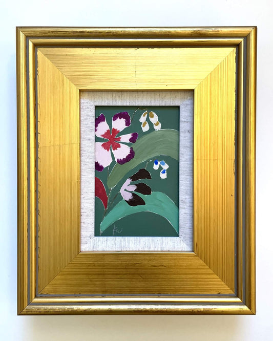Fabled Floral in Juniper | 10x12