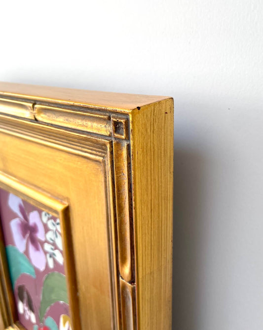 Fabled Floral in Rosewood | 11x13