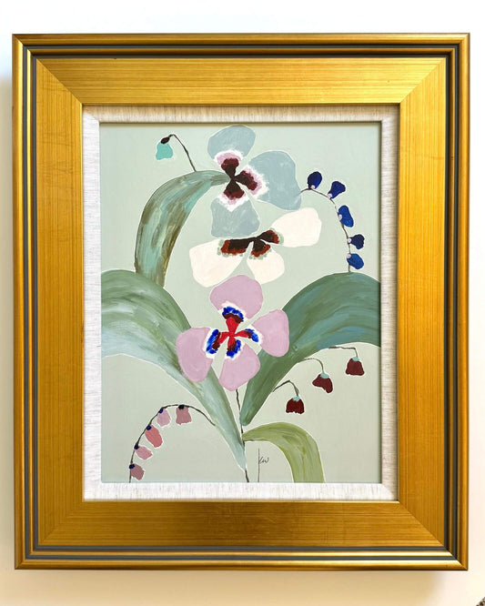 Fabled Floral in Kiss of Mint | 17x20
