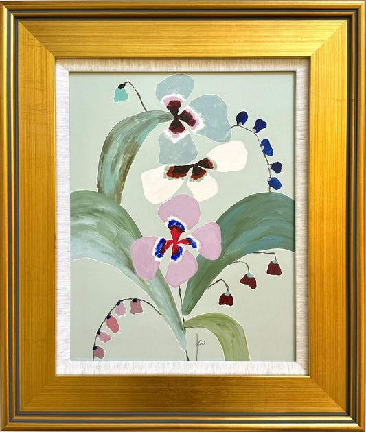 Fabled Floral in Kiss of Mint | 17x20
