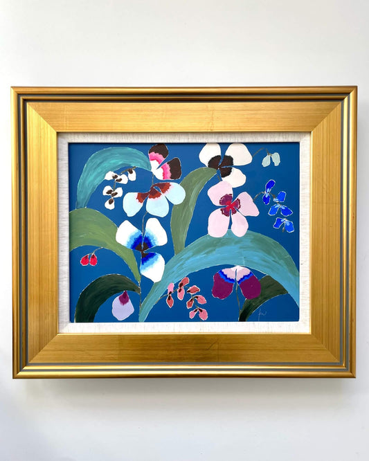 Fabled Floral in Lapis | 20x17