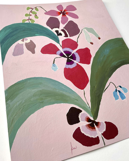 Fabled Floral in Blush | 11x14