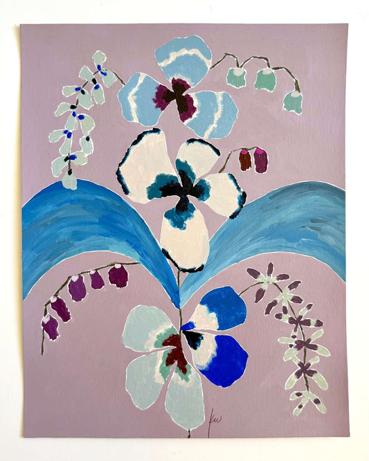 Fabled Floral in Rosette | 11x14