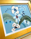 Fabled Floral in Soft Blue  |  20x17