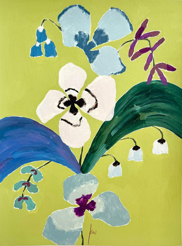Fabled Floral in Limon  |  9x12