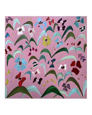 Pink Ribbon Skies  |  30x30